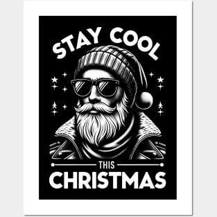 Hipster Santa Claus Posters and Art